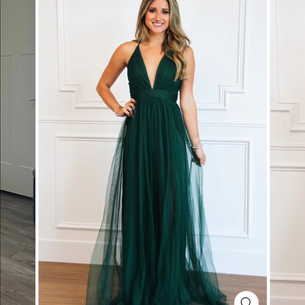 Women’s Hunter Green Forever Love Maxi Dress